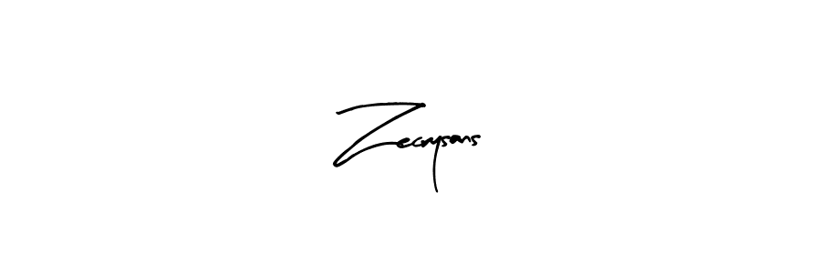 The best way (Arty Signature) to make a short signature is to pick only two or three words in your name. The name Zecrysans include a total of six letters. For converting this name. Zecrysans signature style 8 images and pictures png