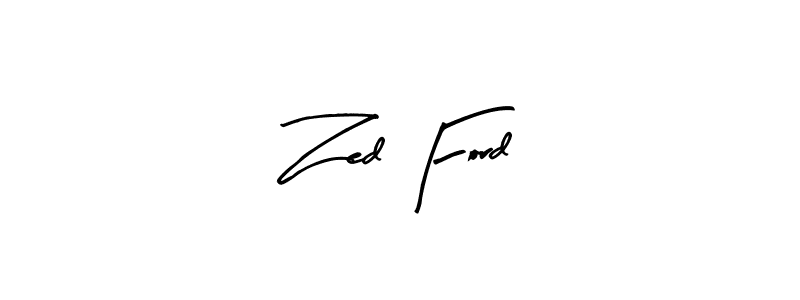 You should practise on your own different ways (Arty Signature) to write your name (Zed Ford) in signature. don't let someone else do it for you. Zed Ford signature style 8 images and pictures png