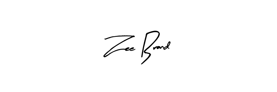 Design your own signature with our free online signature maker. With this signature software, you can create a handwritten (Arty Signature) signature for name Zee Brand. Zee Brand signature style 8 images and pictures png