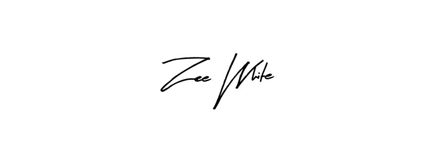 How to make Zee White signature? Arty Signature is a professional autograph style. Create handwritten signature for Zee White name. Zee White signature style 8 images and pictures png