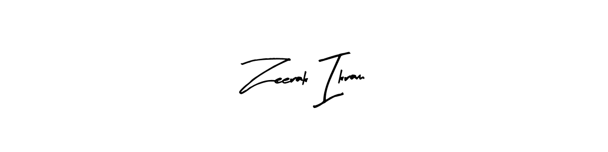 How to make Zeerak Ikram signature? Arty Signature is a professional autograph style. Create handwritten signature for Zeerak Ikram name. Zeerak Ikram signature style 8 images and pictures png