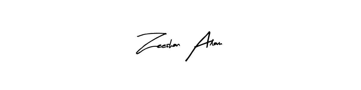 How to make Zeeshan Alam signature? Arty Signature is a professional autograph style. Create handwritten signature for Zeeshan Alam name. Zeeshan Alam signature style 8 images and pictures png