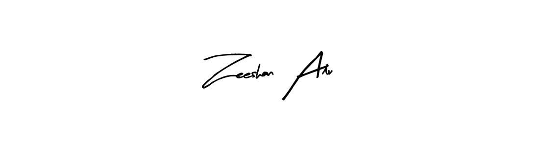 if you are searching for the best signature style for your name Zeeshan Alu. so please give up your signature search. here we have designed multiple signature styles  using Arty Signature. Zeeshan Alu signature style 8 images and pictures png