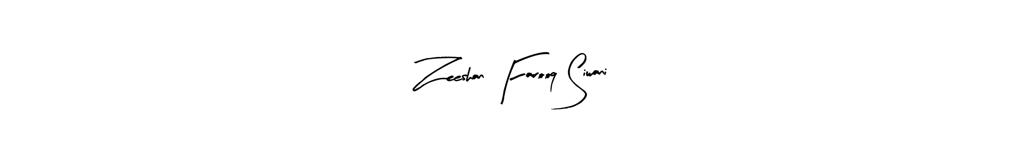 This is the best signature style for the Zeeshan Farooq Siwani name. Also you like these signature font (Arty Signature). Mix name signature. Zeeshan Farooq Siwani signature style 8 images and pictures png