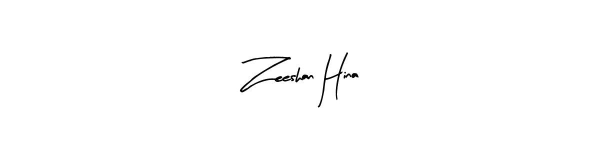You should practise on your own different ways (Arty Signature) to write your name (Zeeshan Hina) in signature. don't let someone else do it for you. Zeeshan Hina signature style 8 images and pictures png