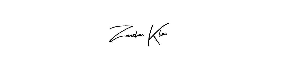 Use a signature maker to create a handwritten signature online. With this signature software, you can design (Arty Signature) your own signature for name Zeeshan Khan. Zeeshan Khan signature style 8 images and pictures png