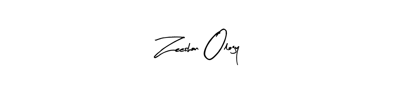 Design your own signature with our free online signature maker. With this signature software, you can create a handwritten (Arty Signature) signature for name Zeeshan Ology. Zeeshan Ology signature style 8 images and pictures png