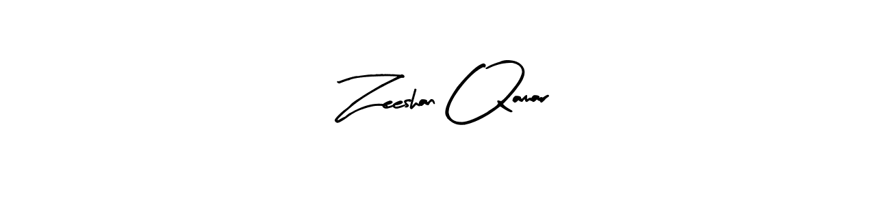 Similarly Arty Signature is the best handwritten signature design. Signature creator online .You can use it as an online autograph creator for name Zeeshan Qamar. Zeeshan Qamar signature style 8 images and pictures png
