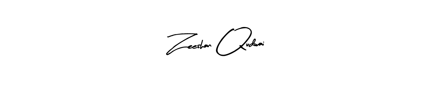 Arty Signature is a professional signature style that is perfect for those who want to add a touch of class to their signature. It is also a great choice for those who want to make their signature more unique. Get Zeeshan Qudwai name to fancy signature for free. Zeeshan Qudwai signature style 8 images and pictures png