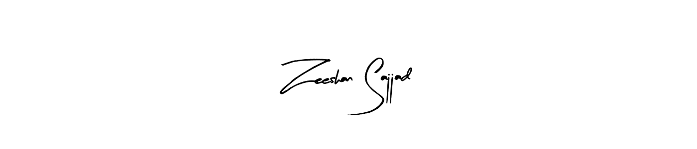 It looks lik you need a new signature style for name Zeeshan Sajjad. Design unique handwritten (Arty Signature) signature with our free signature maker in just a few clicks. Zeeshan Sajjad signature style 8 images and pictures png