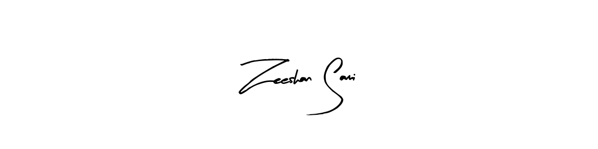 How to make Zeeshan Sami name signature. Use Arty Signature style for creating short signs online. This is the latest handwritten sign. Zeeshan Sami signature style 8 images and pictures png