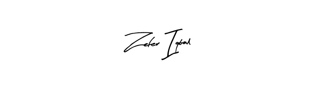 Use a signature maker to create a handwritten signature online. With this signature software, you can design (Arty Signature) your own signature for name Zefer Iqbal. Zefer Iqbal signature style 8 images and pictures png