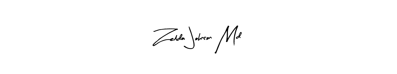 Similarly Arty Signature is the best handwritten signature design. Signature creator online .You can use it as an online autograph creator for name Zelda Johnson Md. Zelda Johnson Md signature style 8 images and pictures png