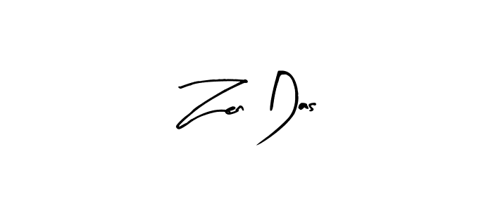 Similarly Arty Signature is the best handwritten signature design. Signature creator online .You can use it as an online autograph creator for name Zen Das. Zen Das signature style 8 images and pictures png