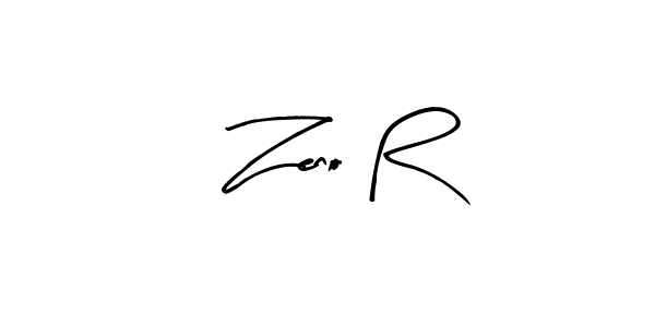 Zeno R stylish signature style. Best Handwritten Sign (Arty Signature) for my name. Handwritten Signature Collection Ideas for my name Zeno R. Zeno R signature style 8 images and pictures png