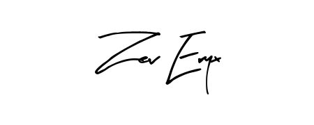 An effortless, minimalist signature concept for Zev Eryx using Arty Signature design. Clean lines that look great on any document. Zev Eryx signature style 8 images and pictures png
