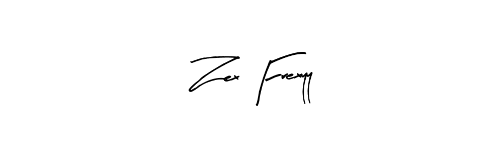 Design your own signature with our free online signature maker. With this signature software, you can create a handwritten (Arty Signature) signature for name Zex Frexyy. Zex Frexyy signature style 8 images and pictures png