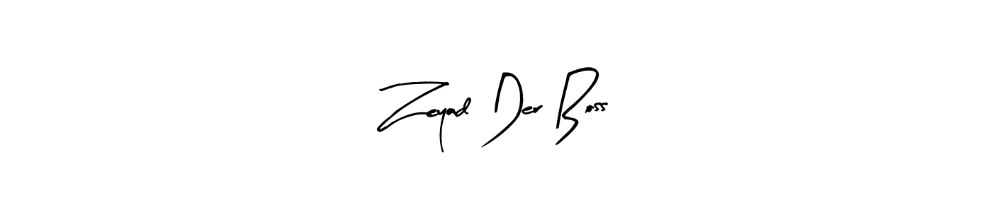 The best way (Arty Signature) to make a short signature is to pick only two or three words in your name. The name Zeyad Der Boss include a total of six letters. For converting this name. Zeyad Der Boss signature style 8 images and pictures png