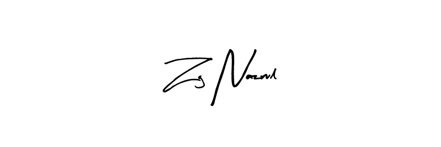 How to Draw Zg Nazrul signature style? Arty Signature is a latest design signature styles for name Zg Nazrul. Zg Nazrul signature style 8 images and pictures png