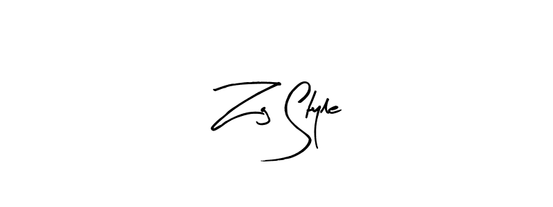 Design your own signature with our free online signature maker. With this signature software, you can create a handwritten (Arty Signature) signature for name Zg Style. Zg Style signature style 8 images and pictures png