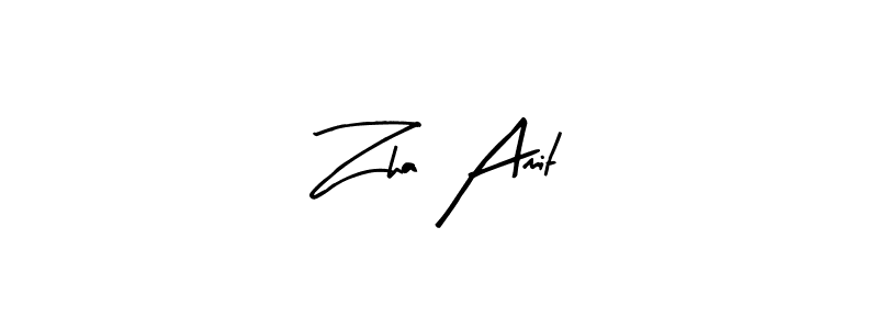 Here are the top 10 professional signature styles for the name Zha Amit. These are the best autograph styles you can use for your name. Zha Amit signature style 8 images and pictures png