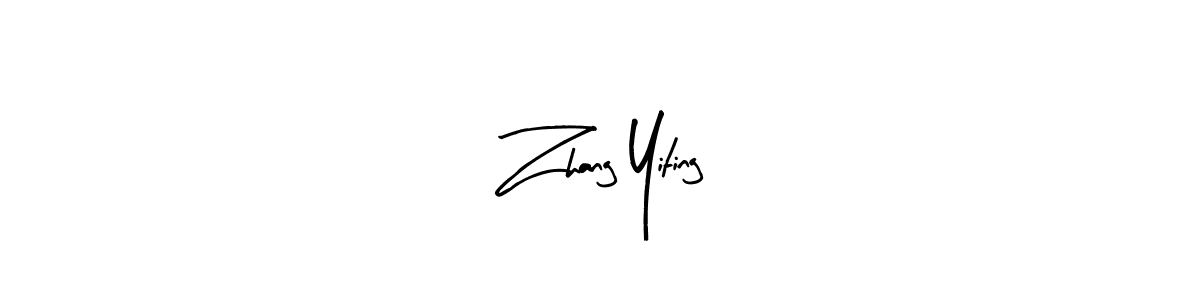 Similarly Arty Signature is the best handwritten signature design. Signature creator online .You can use it as an online autograph creator for name Zhang Yiting. Zhang Yiting signature style 8 images and pictures png