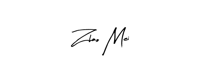 Arty Signature is a professional signature style that is perfect for those who want to add a touch of class to their signature. It is also a great choice for those who want to make their signature more unique. Get Zhao Mei name to fancy signature for free. Zhao Mei signature style 8 images and pictures png
