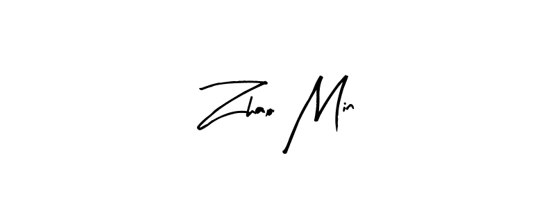 How to make Zhao Min signature? Arty Signature is a professional autograph style. Create handwritten signature for Zhao Min name. Zhao Min signature style 8 images and pictures png