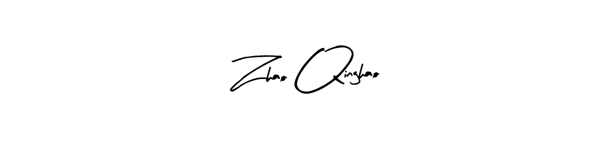 Once you've used our free online signature maker to create your best signature Arty Signature style, it's time to enjoy all of the benefits that Zhao Qinghao name signing documents. Zhao Qinghao signature style 8 images and pictures png