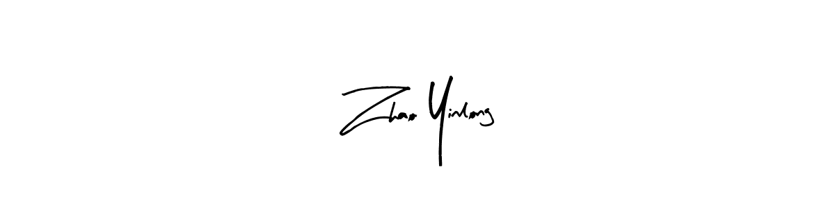 It looks lik you need a new signature style for name Zhao Yinlong. Design unique handwritten (Arty Signature) signature with our free signature maker in just a few clicks. Zhao Yinlong signature style 8 images and pictures png
