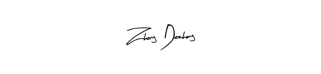 Arty Signature is a professional signature style that is perfect for those who want to add a touch of class to their signature. It is also a great choice for those who want to make their signature more unique. Get Zheng Dezhong name to fancy signature for free. Zheng Dezhong signature style 8 images and pictures png
