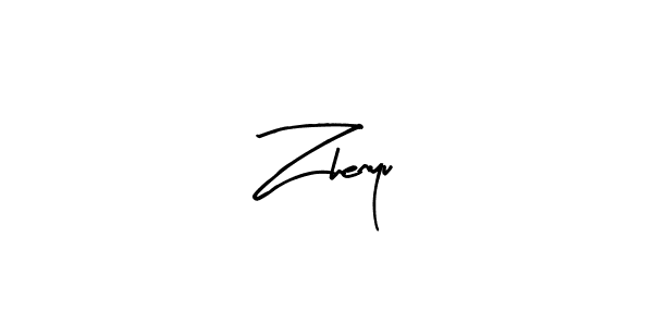 Use a signature maker to create a handwritten signature online. With this signature software, you can design (Arty Signature) your own signature for name Zhenyu. Zhenyu signature style 8 images and pictures png