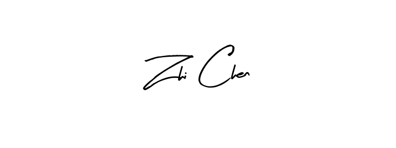 How to make Zhi Chen name signature. Use Arty Signature style for creating short signs online. This is the latest handwritten sign. Zhi Chen signature style 8 images and pictures png