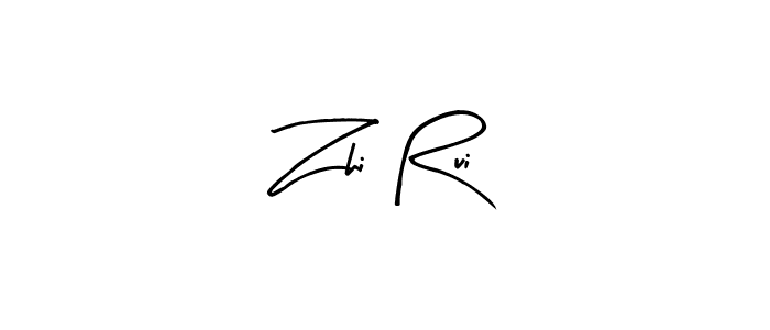 Arty Signature is a professional signature style that is perfect for those who want to add a touch of class to their signature. It is also a great choice for those who want to make their signature more unique. Get Zhi Rui name to fancy signature for free. Zhi Rui signature style 8 images and pictures png