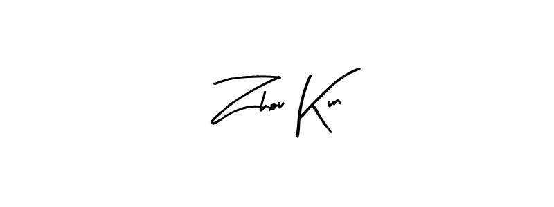 Once you've used our free online signature maker to create your best signature Arty Signature style, it's time to enjoy all of the benefits that Zhou Kun name signing documents. Zhou Kun signature style 8 images and pictures png