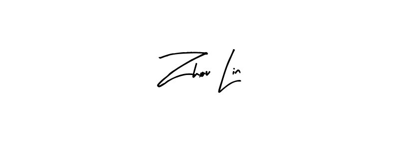 Once you've used our free online signature maker to create your best signature Arty Signature style, it's time to enjoy all of the benefits that Zhou Lin name signing documents. Zhou Lin signature style 8 images and pictures png