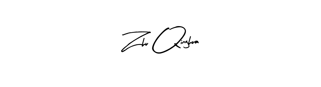This is the best signature style for the Zhu Qinghua name. Also you like these signature font (Arty Signature). Mix name signature. Zhu Qinghua signature style 8 images and pictures png