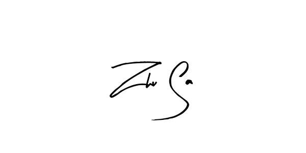 Make a beautiful signature design for name Zhu Sa. With this signature (Arty Signature) style, you can create a handwritten signature for free. Zhu Sa signature style 8 images and pictures png