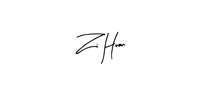 Zi Huan stylish signature style. Best Handwritten Sign (Arty Signature) for my name. Handwritten Signature Collection Ideas for my name Zi Huan. Zi Huan signature style 8 images and pictures png