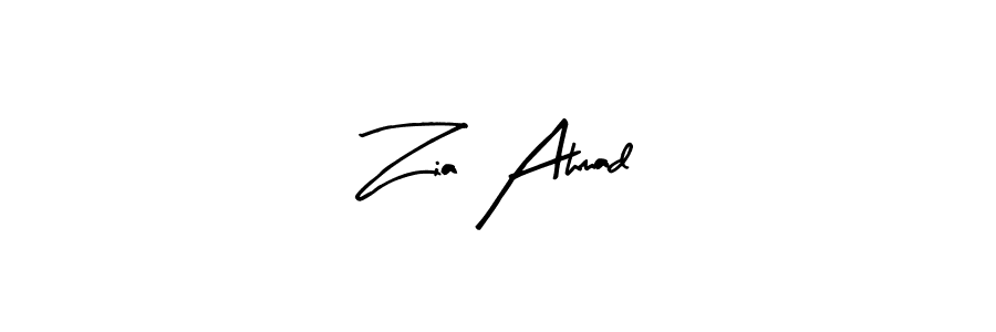 Create a beautiful signature design for name Zia Ahmad. With this signature (Arty Signature) fonts, you can make a handwritten signature for free. Zia Ahmad signature style 8 images and pictures png