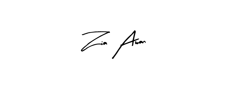 How to make Zia Awan name signature. Use Arty Signature style for creating short signs online. This is the latest handwritten sign. Zia Awan signature style 8 images and pictures png