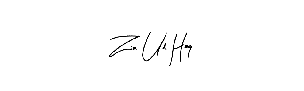 Arty Signature is a professional signature style that is perfect for those who want to add a touch of class to their signature. It is also a great choice for those who want to make their signature more unique. Get Zia Ul Haq name to fancy signature for free. Zia Ul Haq signature style 8 images and pictures png