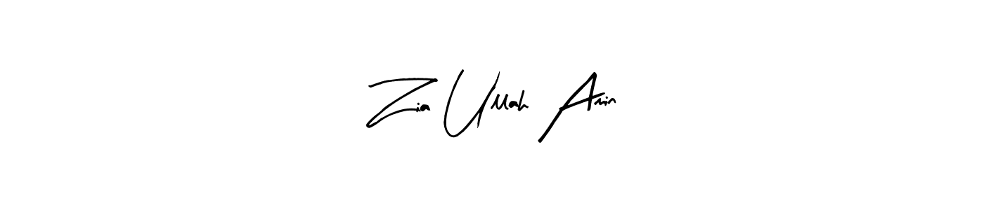 Use a signature maker to create a handwritten signature online. With this signature software, you can design (Arty Signature) your own signature for name Zia Ullah Amin. Zia Ullah Amin signature style 8 images and pictures png