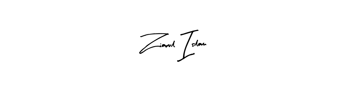 Arty Signature is a professional signature style that is perfect for those who want to add a touch of class to their signature. It is also a great choice for those who want to make their signature more unique. Get Ziarul Islam name to fancy signature for free. Ziarul Islam signature style 8 images and pictures png