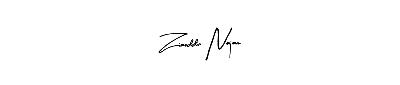 Ziauddin Najam stylish signature style. Best Handwritten Sign (Arty Signature) for my name. Handwritten Signature Collection Ideas for my name Ziauddin Najam. Ziauddin Najam signature style 8 images and pictures png