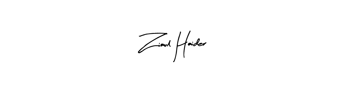 This is the best signature style for the Ziaul Haider name. Also you like these signature font (Arty Signature). Mix name signature. Ziaul Haider signature style 8 images and pictures png