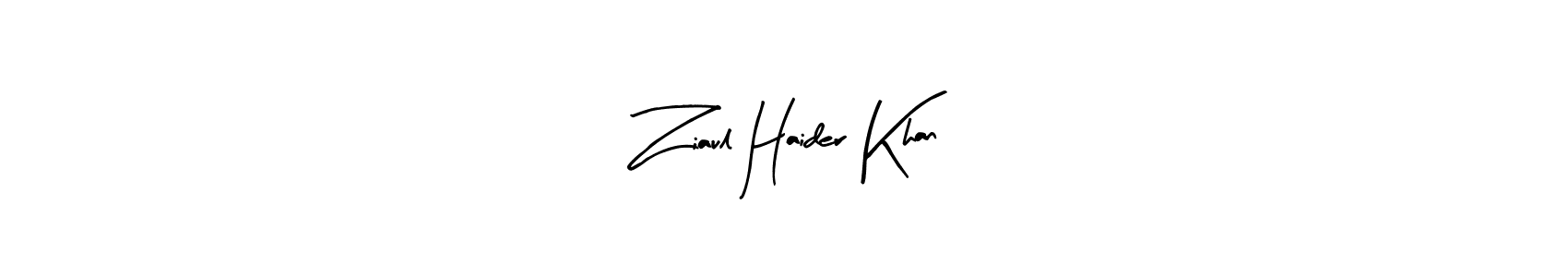 The best way (Arty Signature) to make a short signature is to pick only two or three words in your name. The name Ziaul Haider Khan include a total of six letters. For converting this name. Ziaul Haider Khan signature style 8 images and pictures png