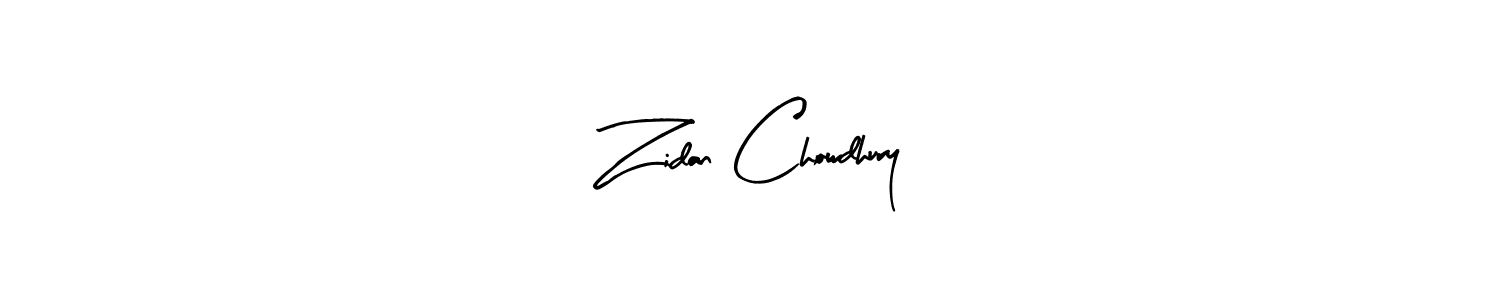 How to make Zidan Chowdhury signature? Arty Signature is a professional autograph style. Create handwritten signature for Zidan Chowdhury name. Zidan Chowdhury signature style 8 images and pictures png