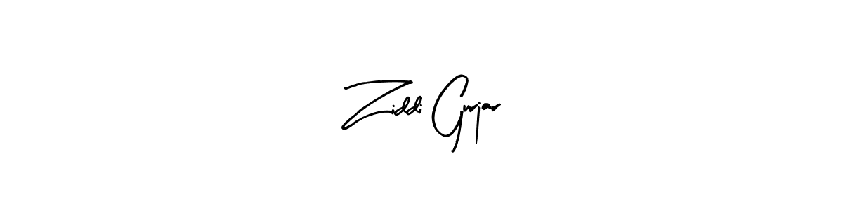 Make a beautiful signature design for name Ziddi Gurjar. Use this online signature maker to create a handwritten signature for free. Ziddi Gurjar signature style 8 images and pictures png