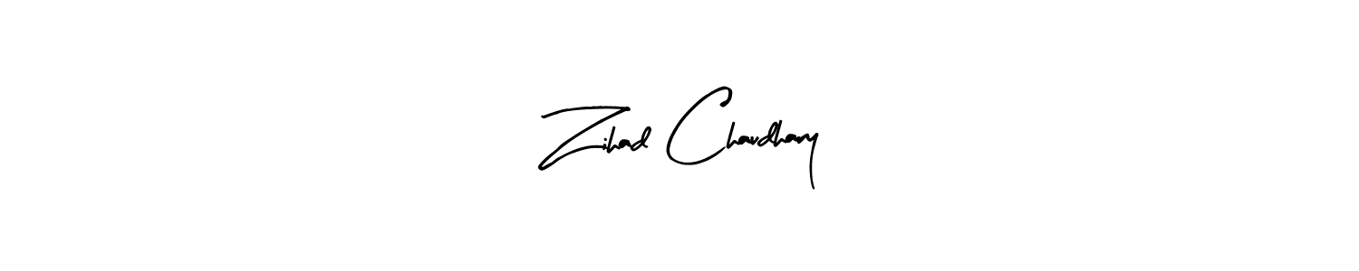 Also You can easily find your signature by using the search form. We will create Zihad Chaudhary name handwritten signature images for you free of cost using Arty Signature sign style. Zihad Chaudhary signature style 8 images and pictures png